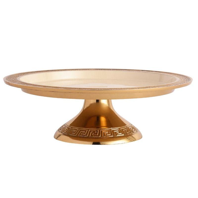 Buy Danae Aluminium Platter - Gold Platter from Vaaree