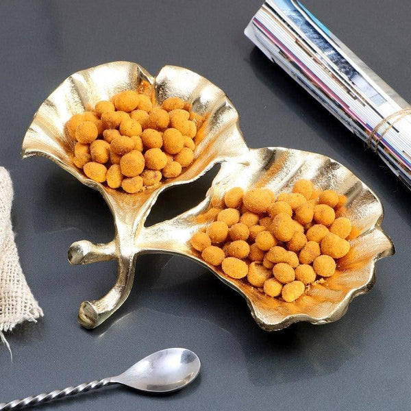 Buy Double Leaf Platter Platter from Vaaree