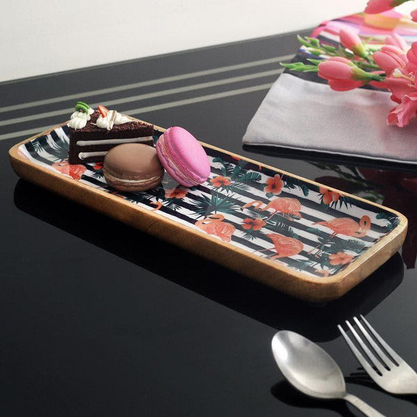 Buy Flamingo Flee Platter Platter from Vaaree