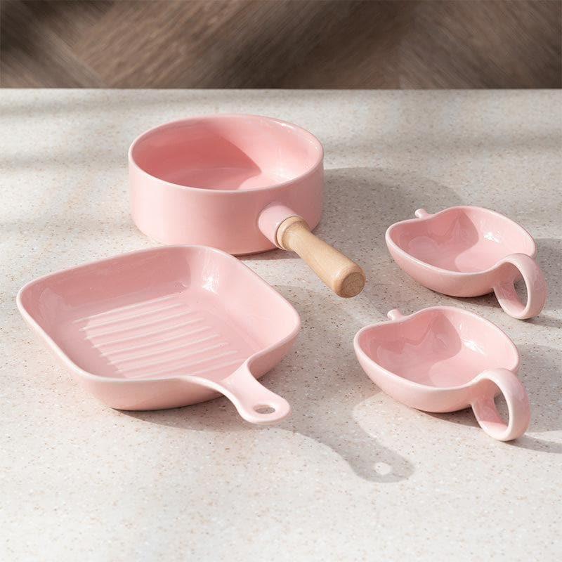 Platter - Gelda Platter (Pink) - Set Of Four