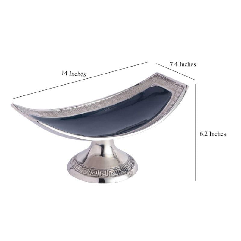 Buy Gretal Aluminium Platter - Silver Platter from Vaaree