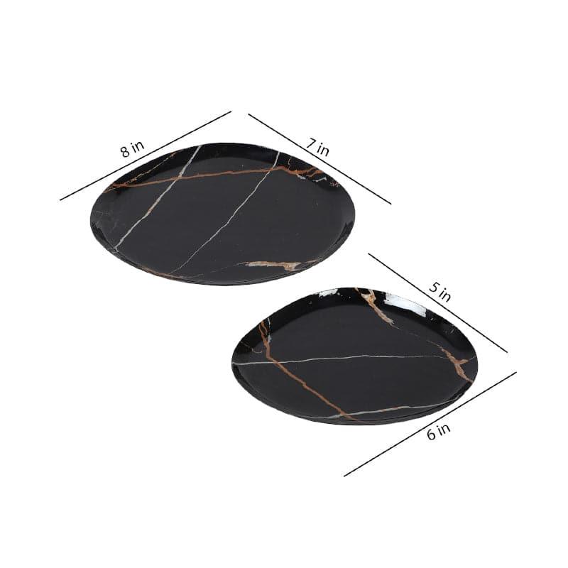 Buy Hosana Metal Platter - Set Of Two Platter from Vaaree