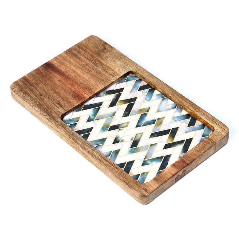 Platter - Imara Zig Zag Gale Mangowood Platter