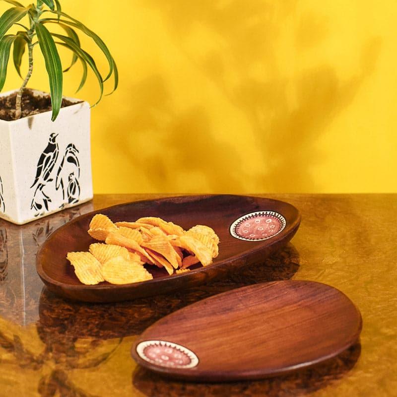 Platter - Kela Wooden Platter - Set Of Two