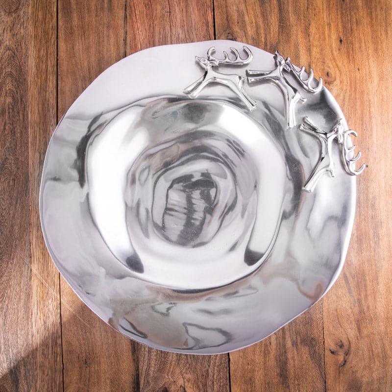 Buy Levro Aluminium Platter Platter from Vaaree