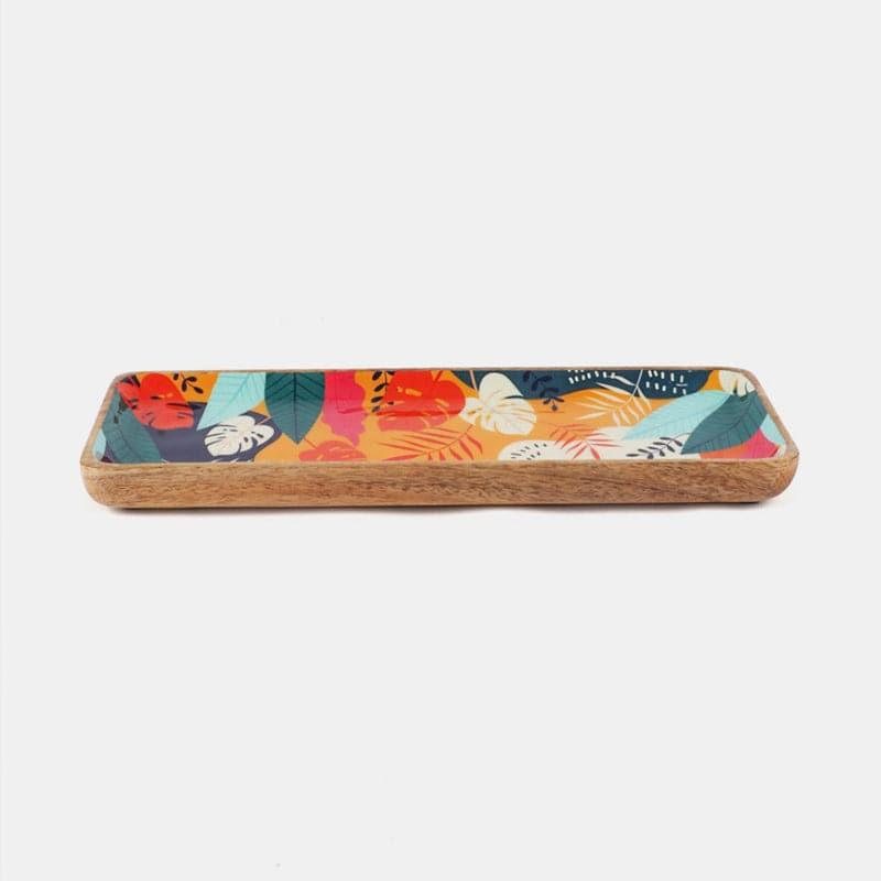 Platter - Linda Nature Rectangle Wooden Platter