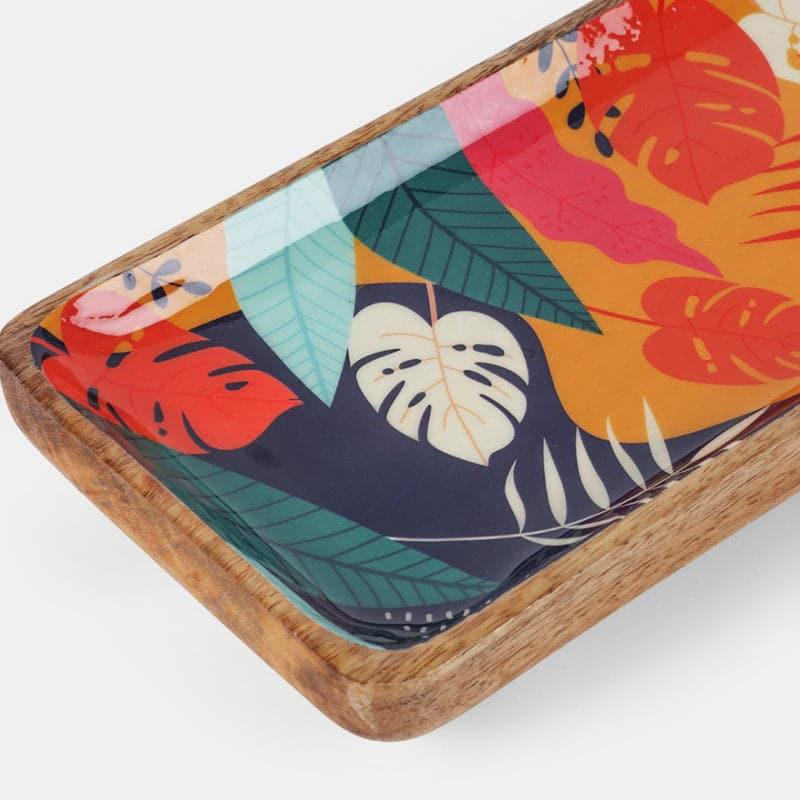 Platter - Linda Nature Rectangle Wooden Platter