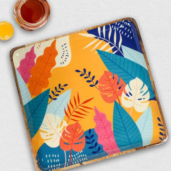 Buy Linda Square Nature Platter Platter from Vaaree