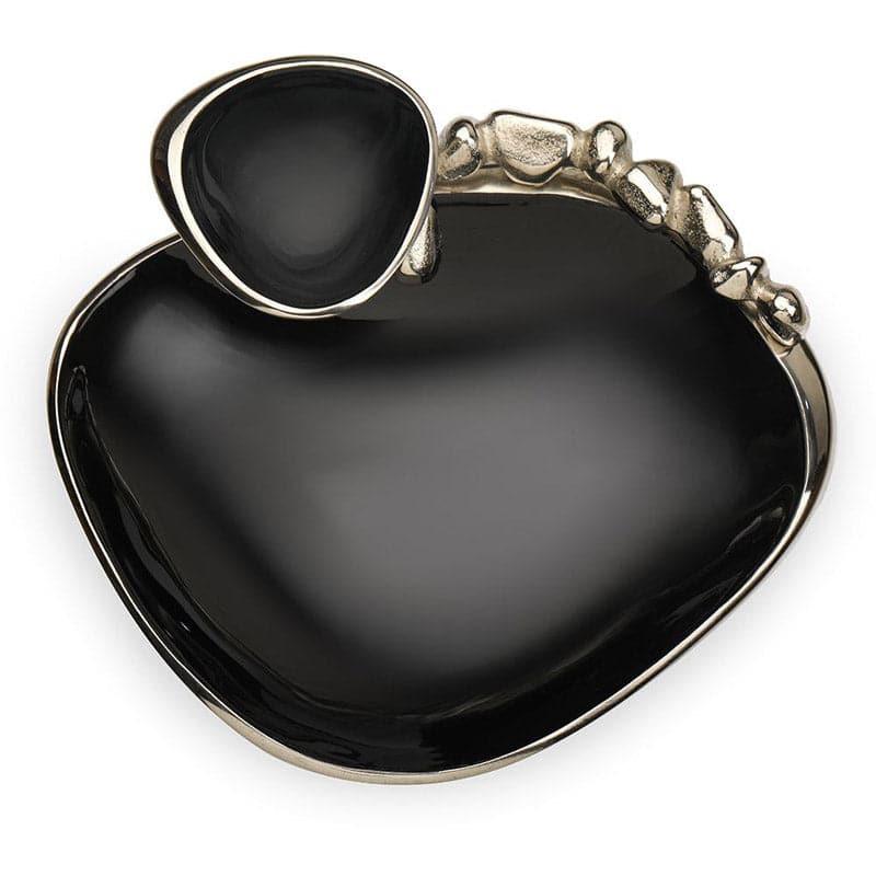 Buy Neva Aluminium Platter - Black Platter from Vaaree