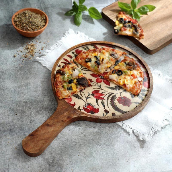 Platter - Nurvi Floral Pizza Platter