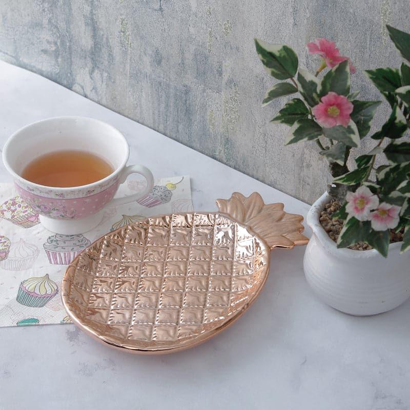 Buy Pineapple Grid Platter Platter from Vaaree