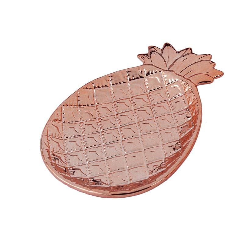 Buy Pineapple Grid Platter Platter from Vaaree