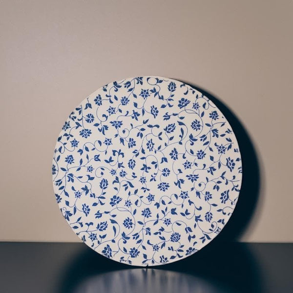 Buy Pop Of Blue Plate Platter from Vaaree