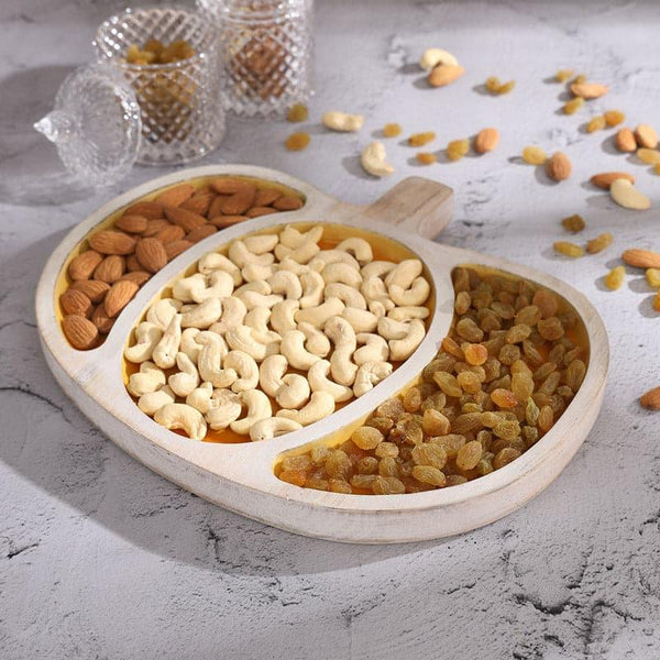 Buy Pumpkin Wooden Platter Platter from Vaaree