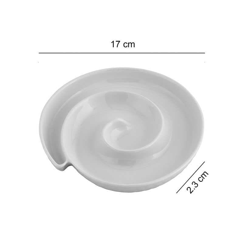 Buy Pure Bliss Spiral Platter Platter from Vaaree