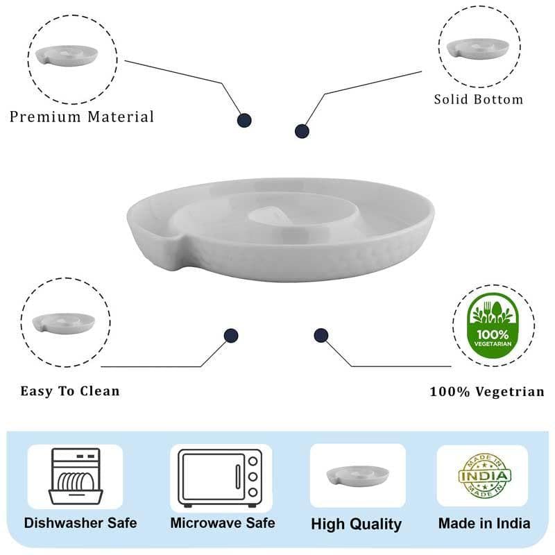 Buy Pure Bliss Spiral Platter Platter from Vaaree