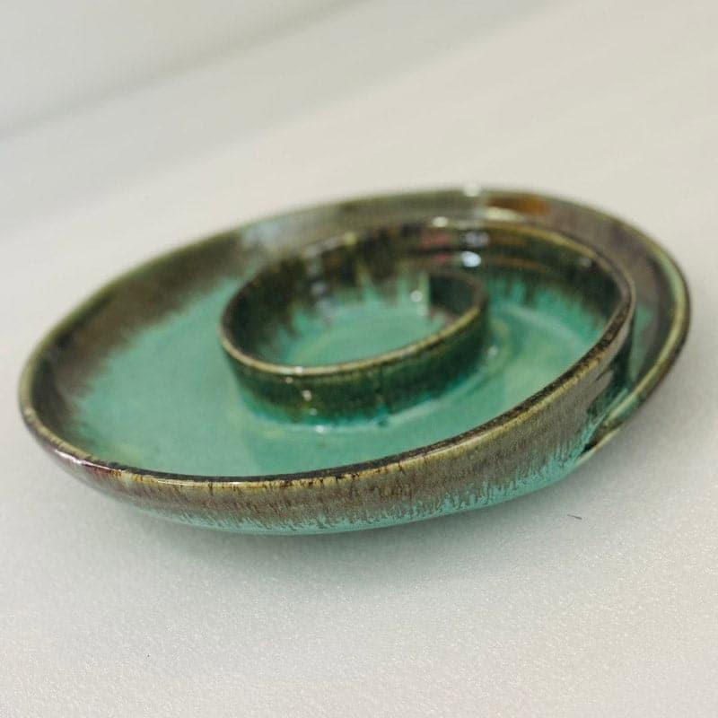 Platter - Swirl Swoop Platter - Sea Green