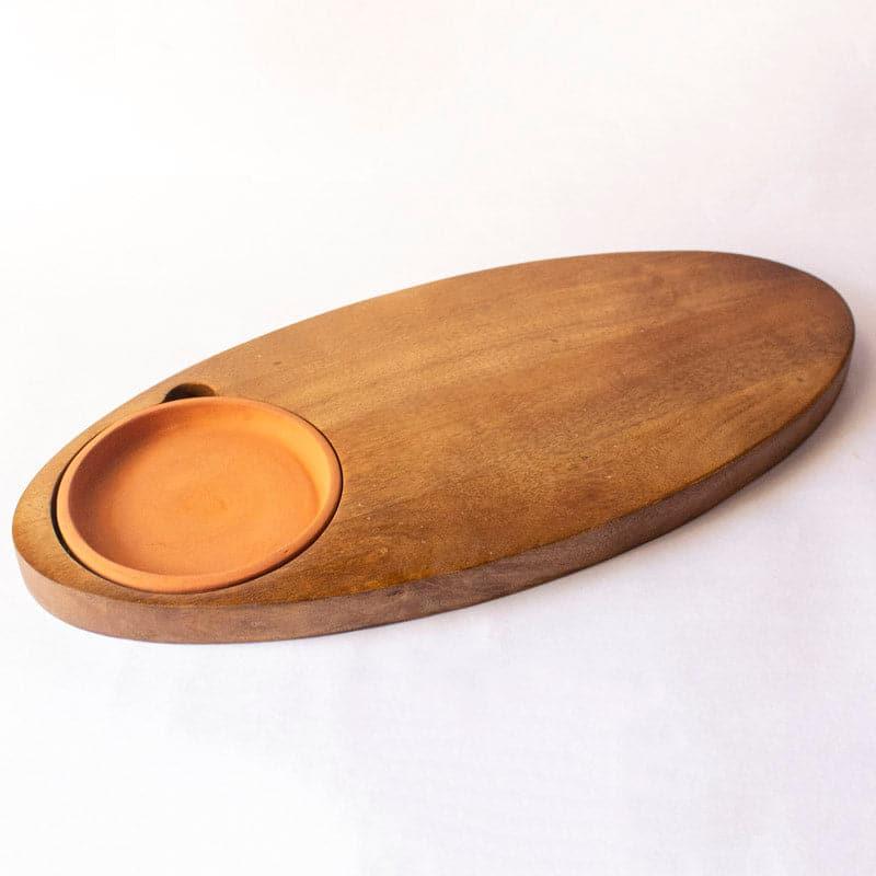 Buy Tamashu Wooden Platter Platter from Vaaree