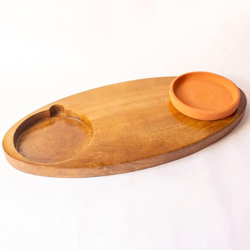 Buy Tamashu Wooden Platter Platter from Vaaree