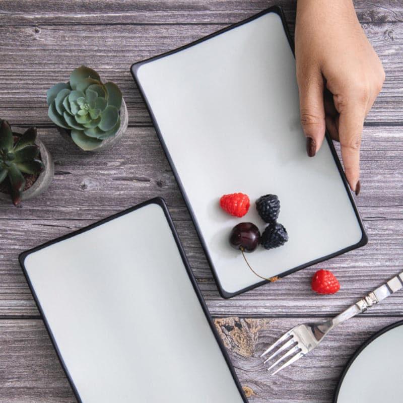 Platter - Tomoko Tashae Platter (White) - Set Of Two