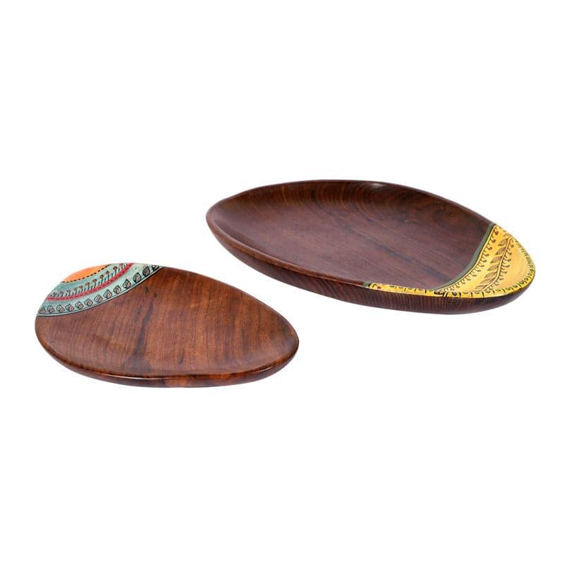 Platter - Velar Wooden Platter - Set Of Two