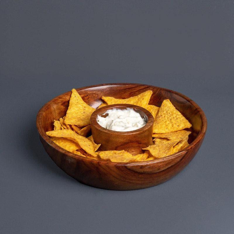 Buy Zaco Chip & Dip Platter Platter from Vaaree