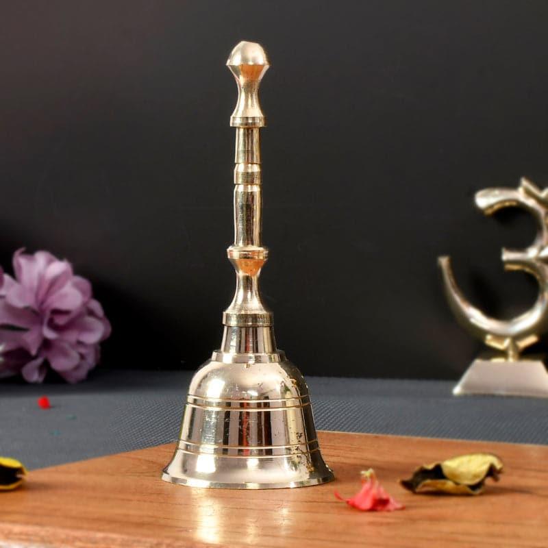 Buy Chinchilla Brass Pooja Bell Pooja Bell from Vaaree