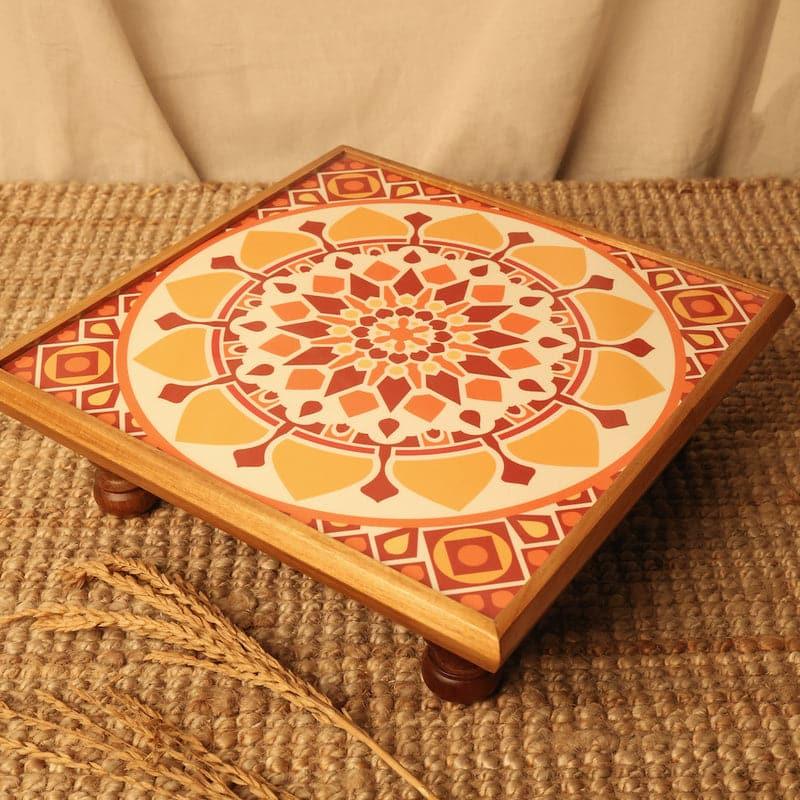 Buy Garda Mandala Chowki (Large) Pooja Chowki from Vaaree