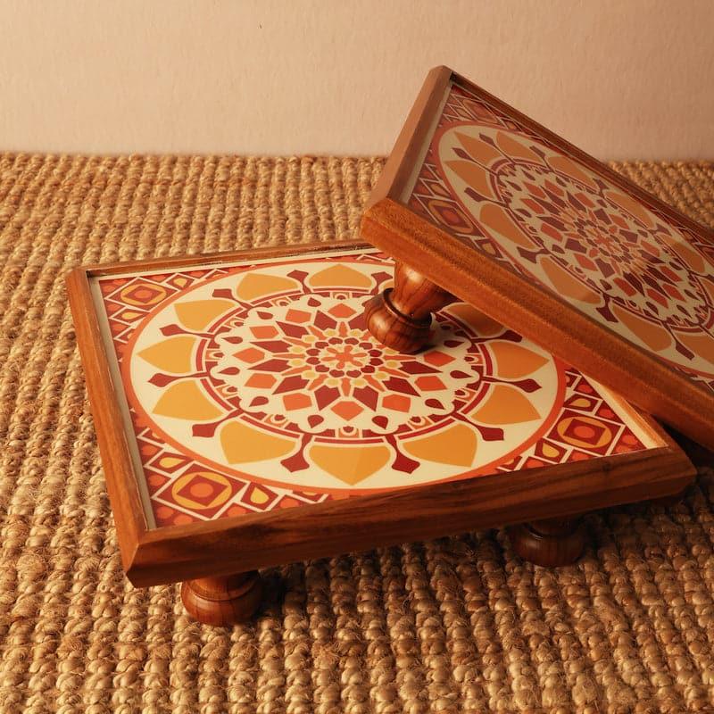 Buy Garda Mandala Chowki (Medium) Pooja Chowki from Vaaree