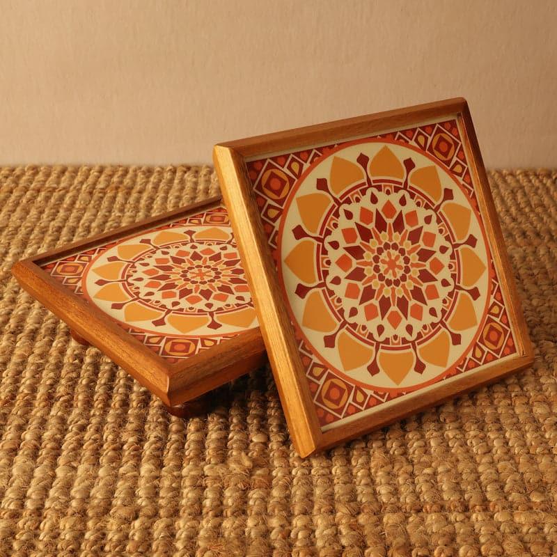 Buy Garda Mandala Chowki (Small) Pooja Chowki from Vaaree