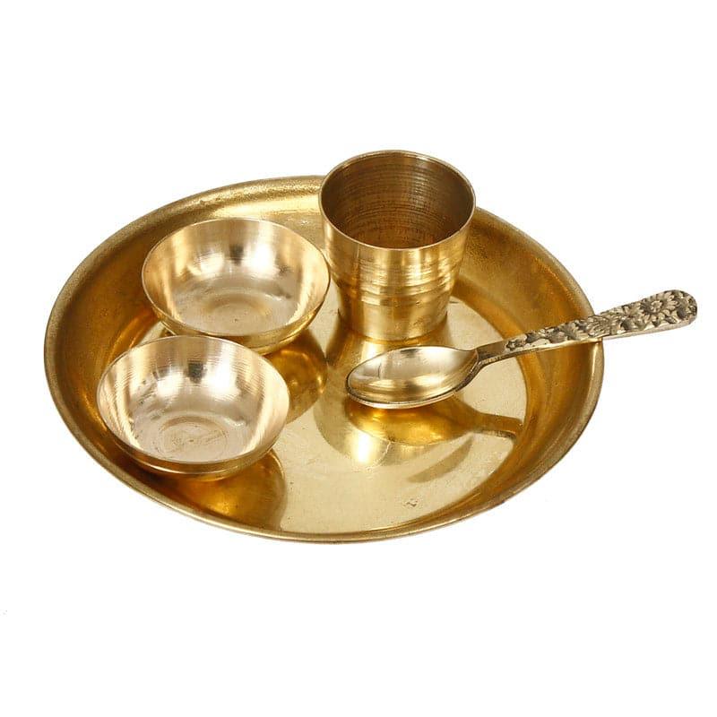 Buy Ardra Brass Pooja Thali Set Pooja Thali & Sets from Vaaree