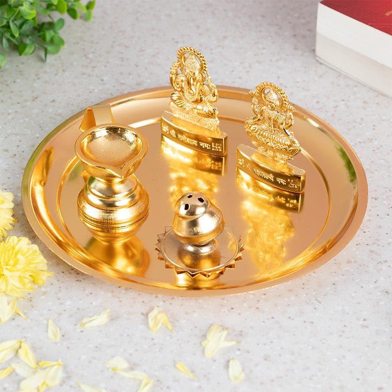 Buy Mira Spiritual Pooja Thali Pooja Thali & Sets from Vaaree