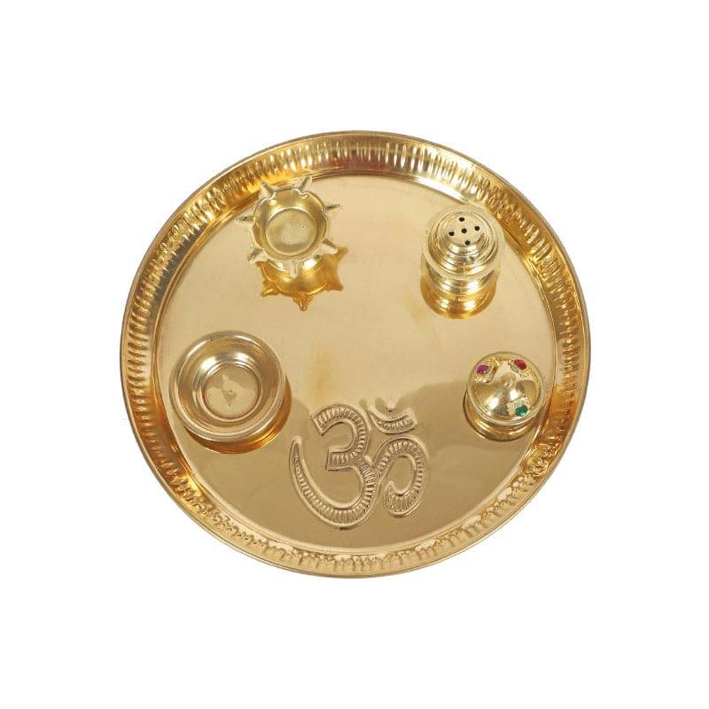 Buy Om Sacred Pooja Thali Set Pooja Thali & Sets from Vaaree