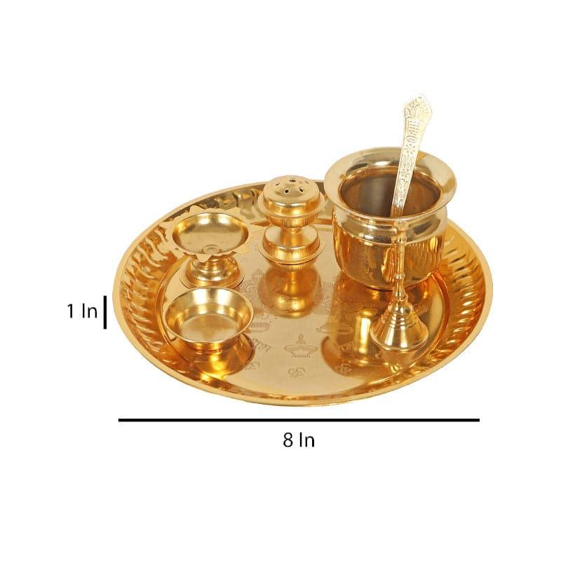 Buy Saniti Pooja Thali Set Pooja Thali & Sets from Vaaree