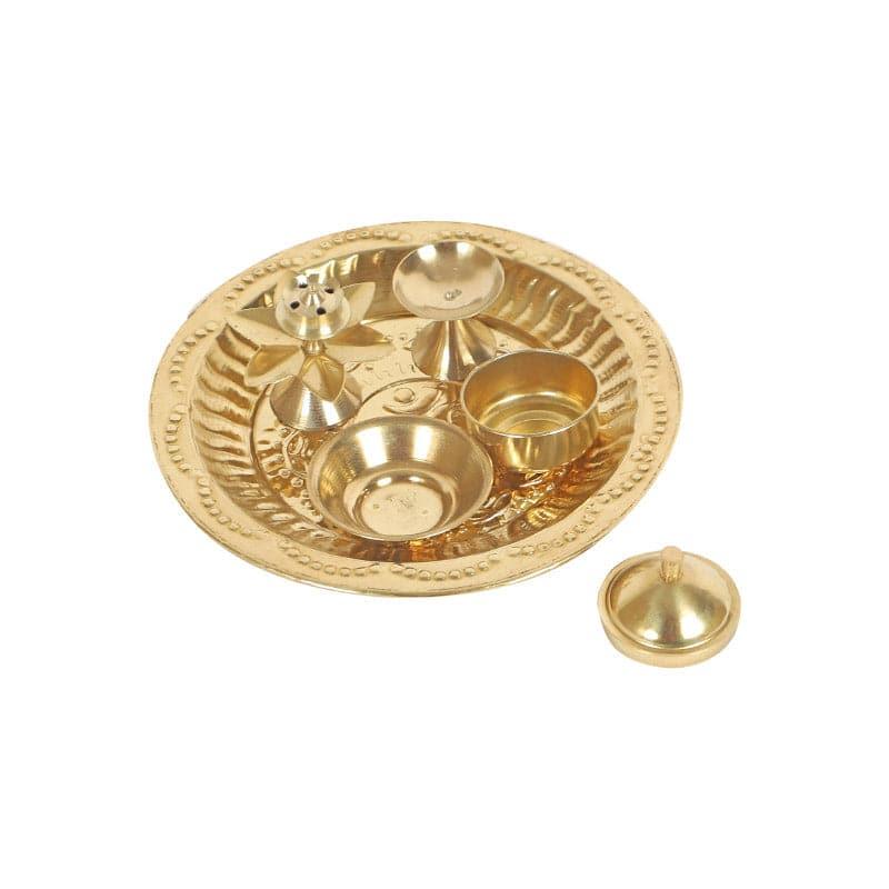 Buy Sashitha Pooja Thali Set Pooja Thali & Sets from Vaaree