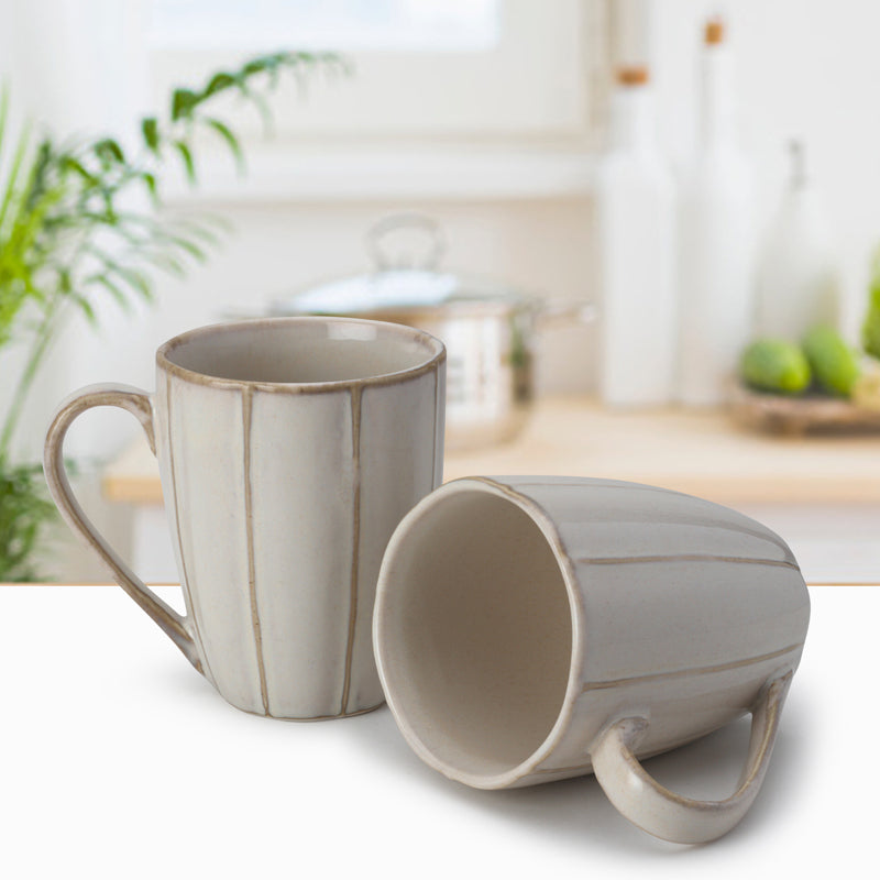 Buy Ciro Granite Green Ceramic Mug (300 ML) - Set Of Two Mug & Tea Cup from Vaaree