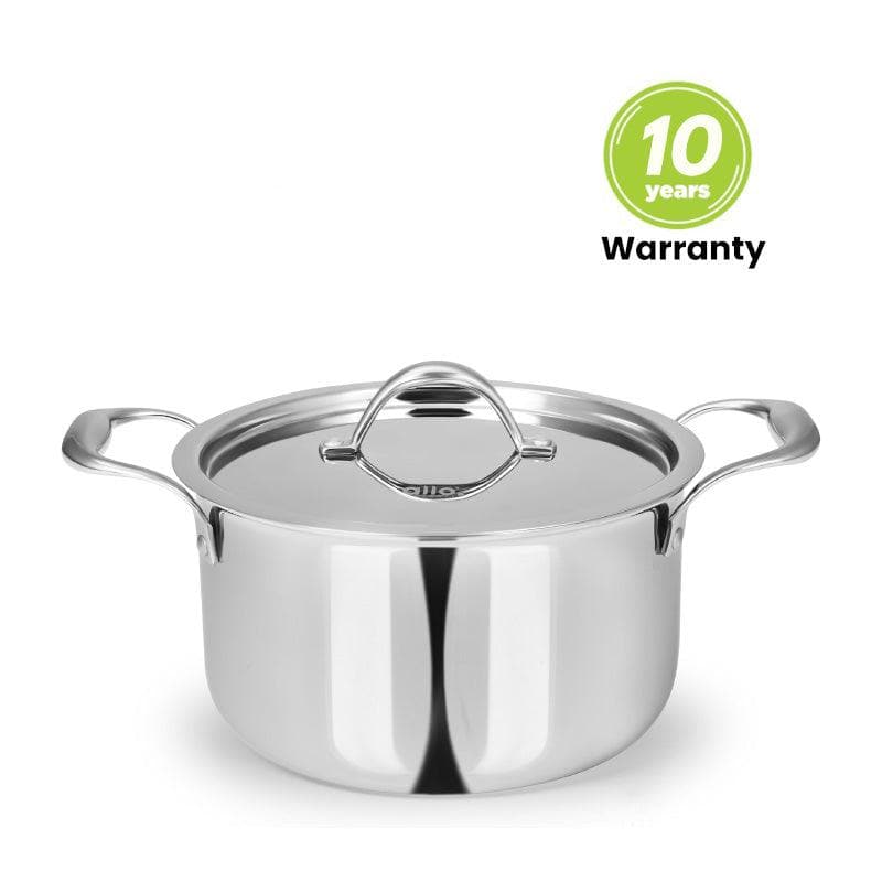 Cooking Pot - Allo Innoware Induction Safe Cooking Pot With Lid - 2300 ml/7 Inches