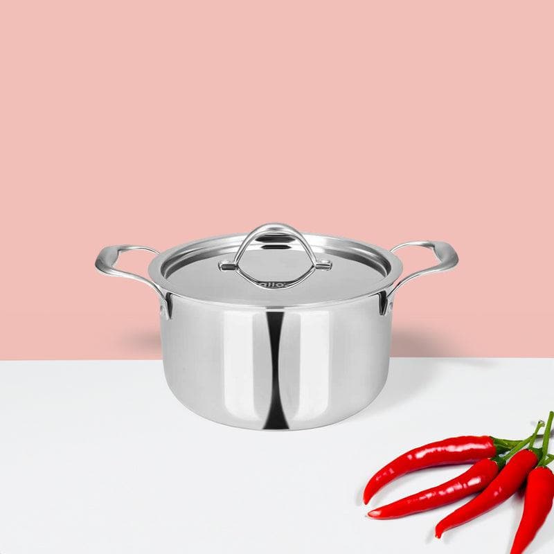 Cooking Pot - Allo Innoware Induction Safe Cooking Pot With Lid - 3600 ml/8 Inches