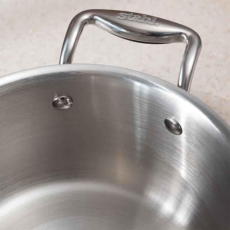 Cooking Pot - Stahl Kitchen Induction Safe Cooking Pot With Lid - 2800 ml/12 Inches