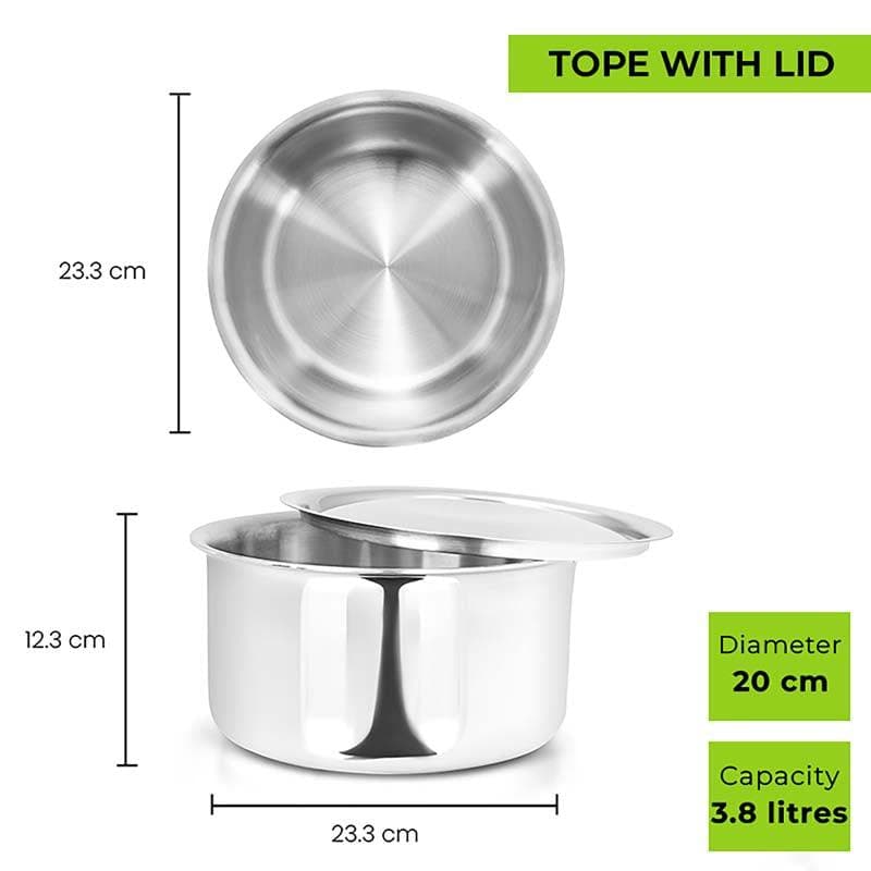 Pateela - Allo Innoware Stainless Steel Pateela - Four Piece Set