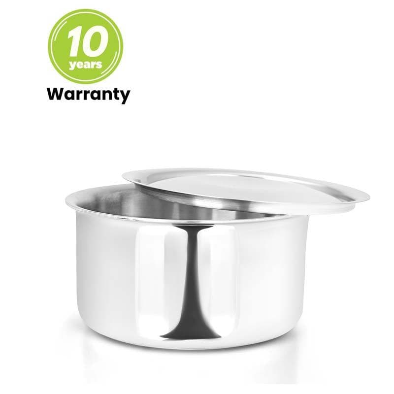 Buy Gusto Stainless Steel Pateela - 1100 ML / 6 Inches Pateela from Vaaree