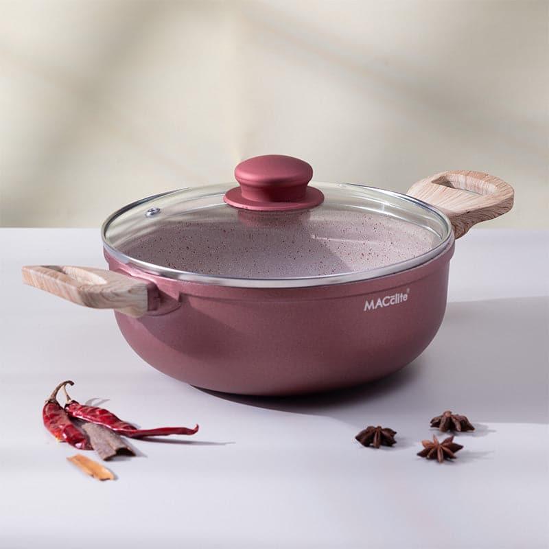 Buy Macclite Non Stick Kadhai With Lid - 2300 ML/8 Inches Kadhai from Vaaree