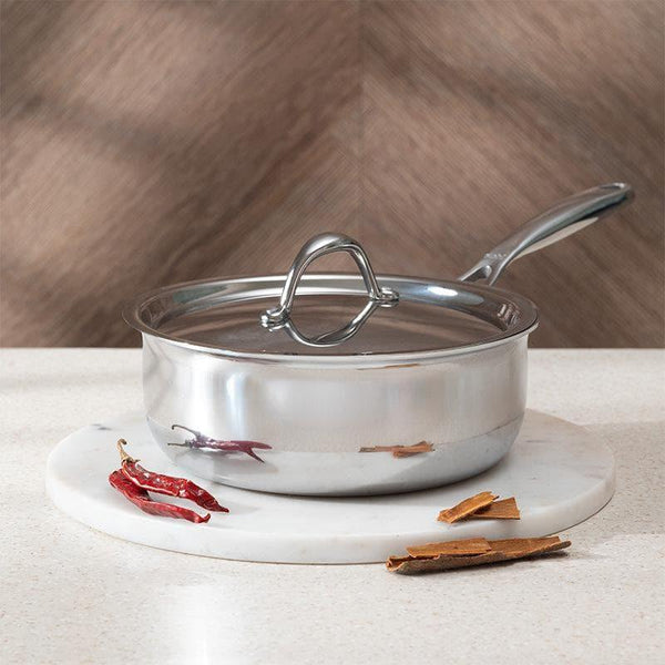 Saucepan - Stahl Kitchen Induction Safe Saucepan With Lid - 1800 ml/10 Inches