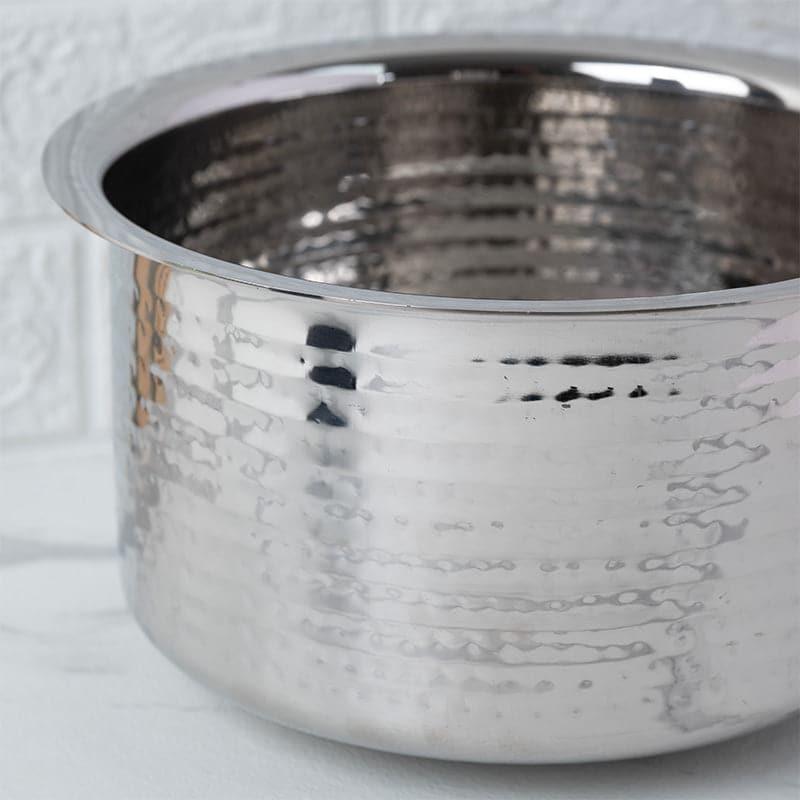 Buy Sizzle Stainless Steel Pateela - 3700 ML / 10 Inches Pateela from Vaaree