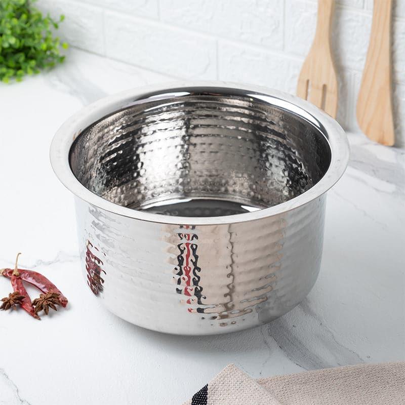 Buy Sizzle Stainless Steel Pateela - 6700 ML / 11 Inches Pateela from Vaaree