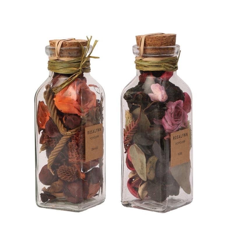 Buy Kaasmi Potpourri With Glass Jar - Set Of Two Potpourri from Vaaree