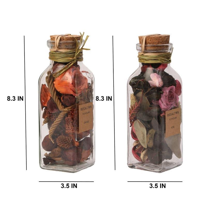 Buy Kaasmi Potpourri With Glass Jar - Set Of Two Potpourri from Vaaree