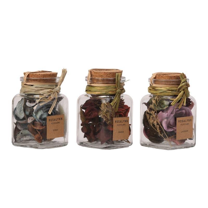 Buy Kelmere Potpourri With Glass Jar - Set Of Three Potpourri from Vaaree