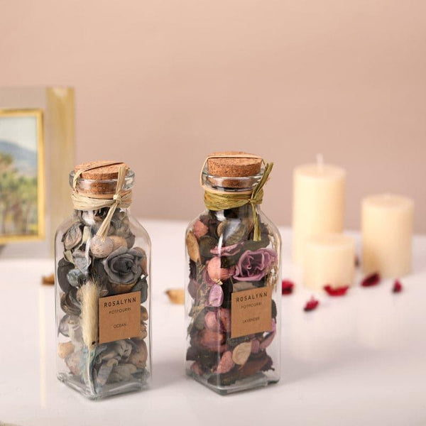 Buy Merina Potpourri With Glass Jar - Set Of Two Potpourri from Vaaree