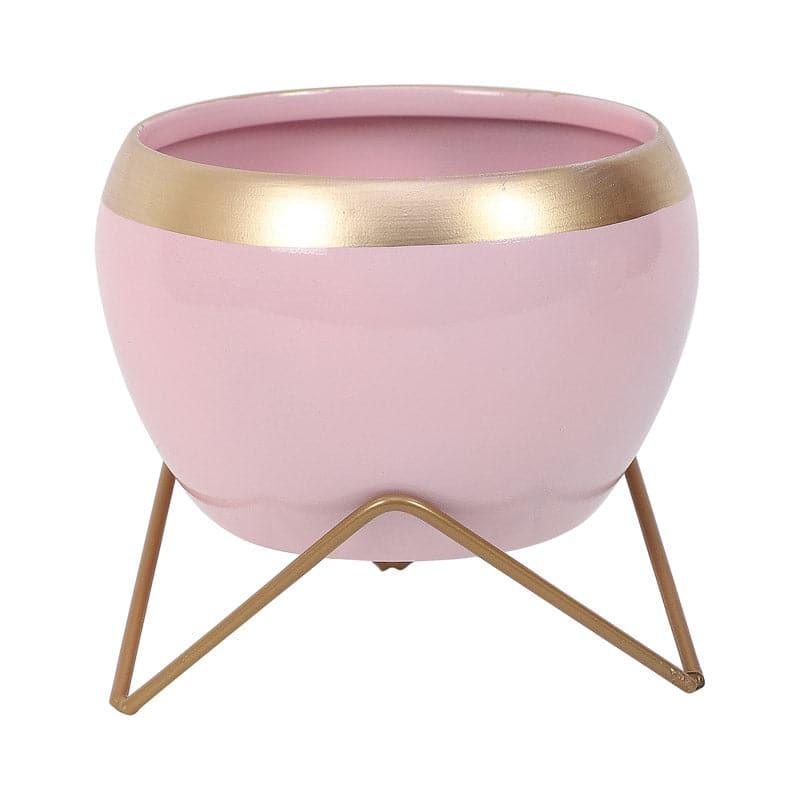 Buy Apple Dun Planter (Pink) - Set Of Two Pots & Planters from Vaaree